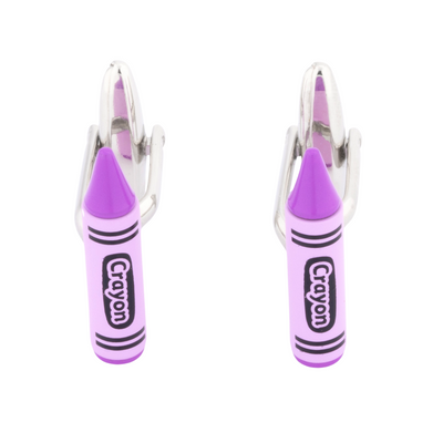 Purple Crayon Cufflinks