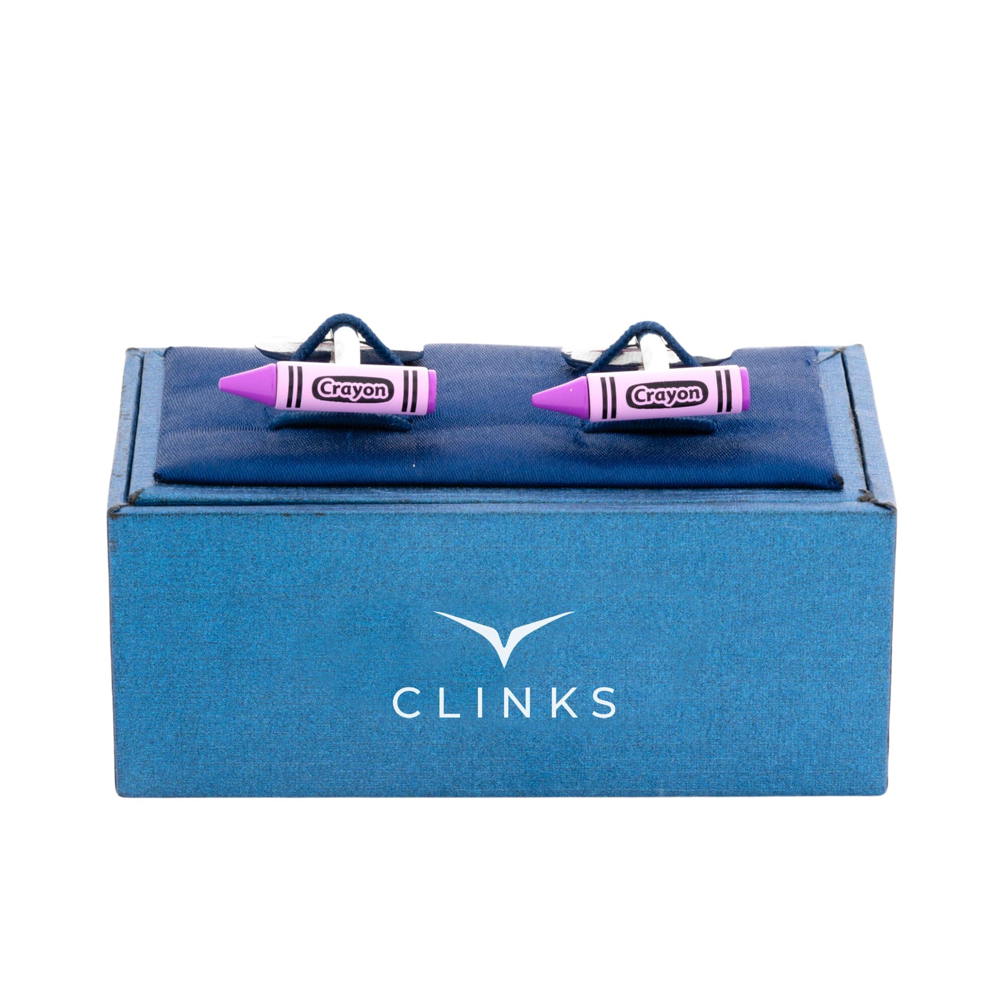 Purple Crayon Cufflinks Novelty Cufflinks Clinks Australia 
