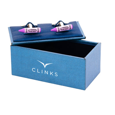 Purple Crayon Cufflinks