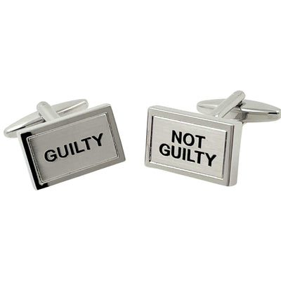 Guilty / Not Guilty Cufflinks