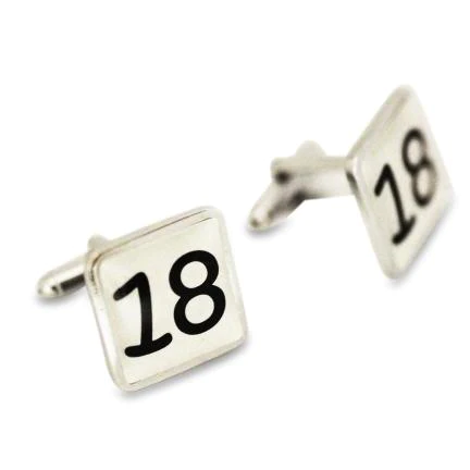 Number 18 Cufflinks