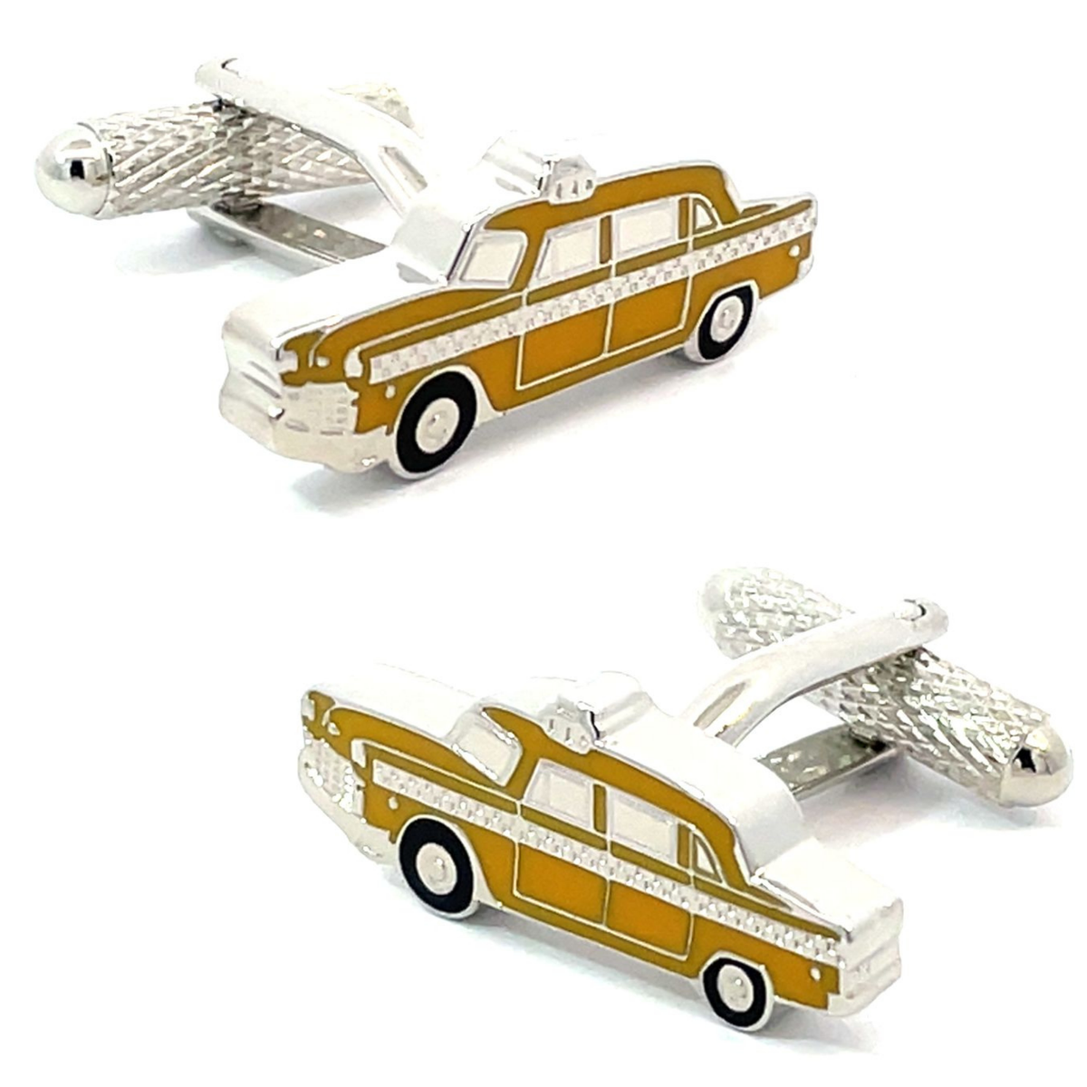 Yellow Cab Cufflinks