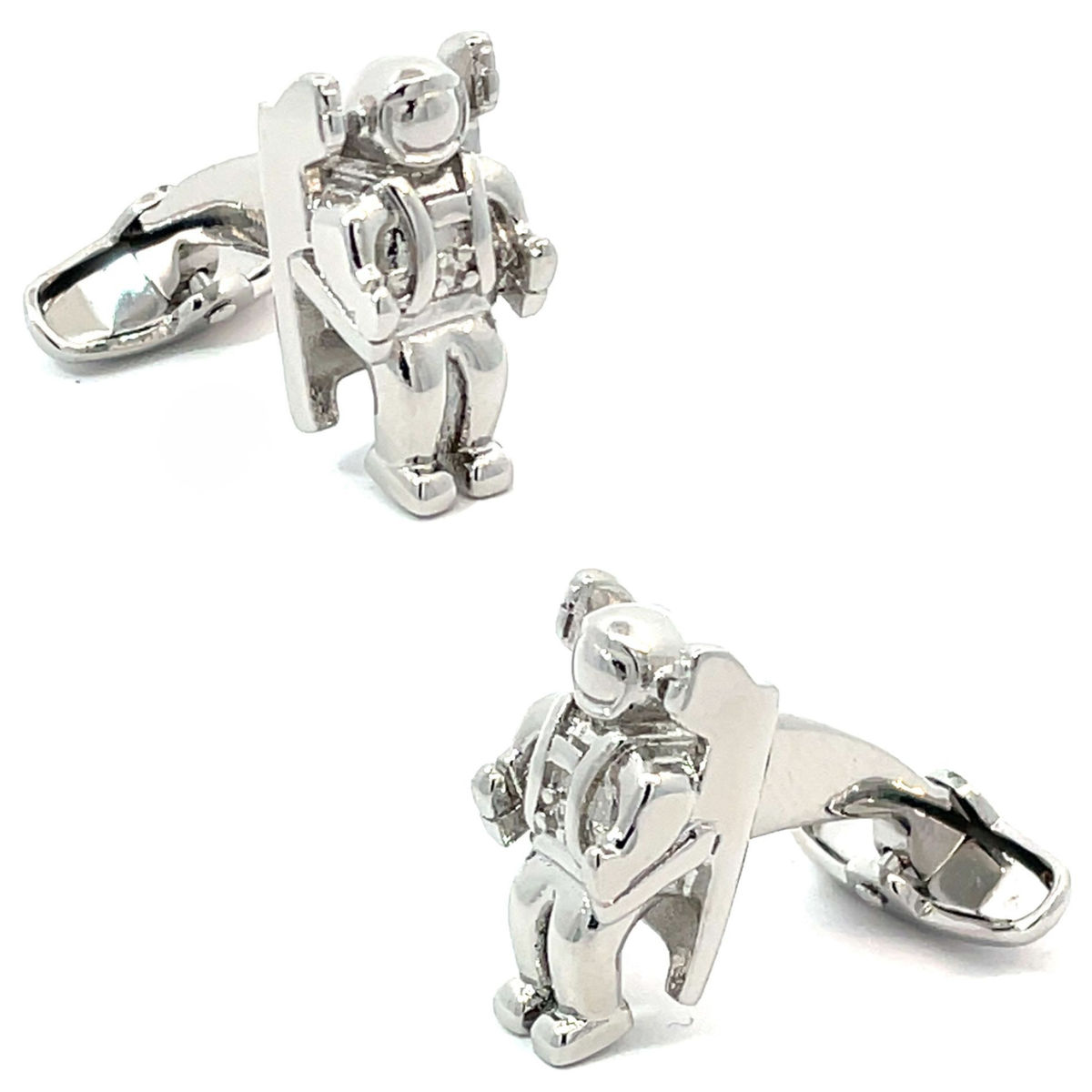 Astronaut Silver Cufflinks