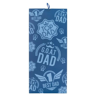 Mens Goat Dad Bamboo Sock Card