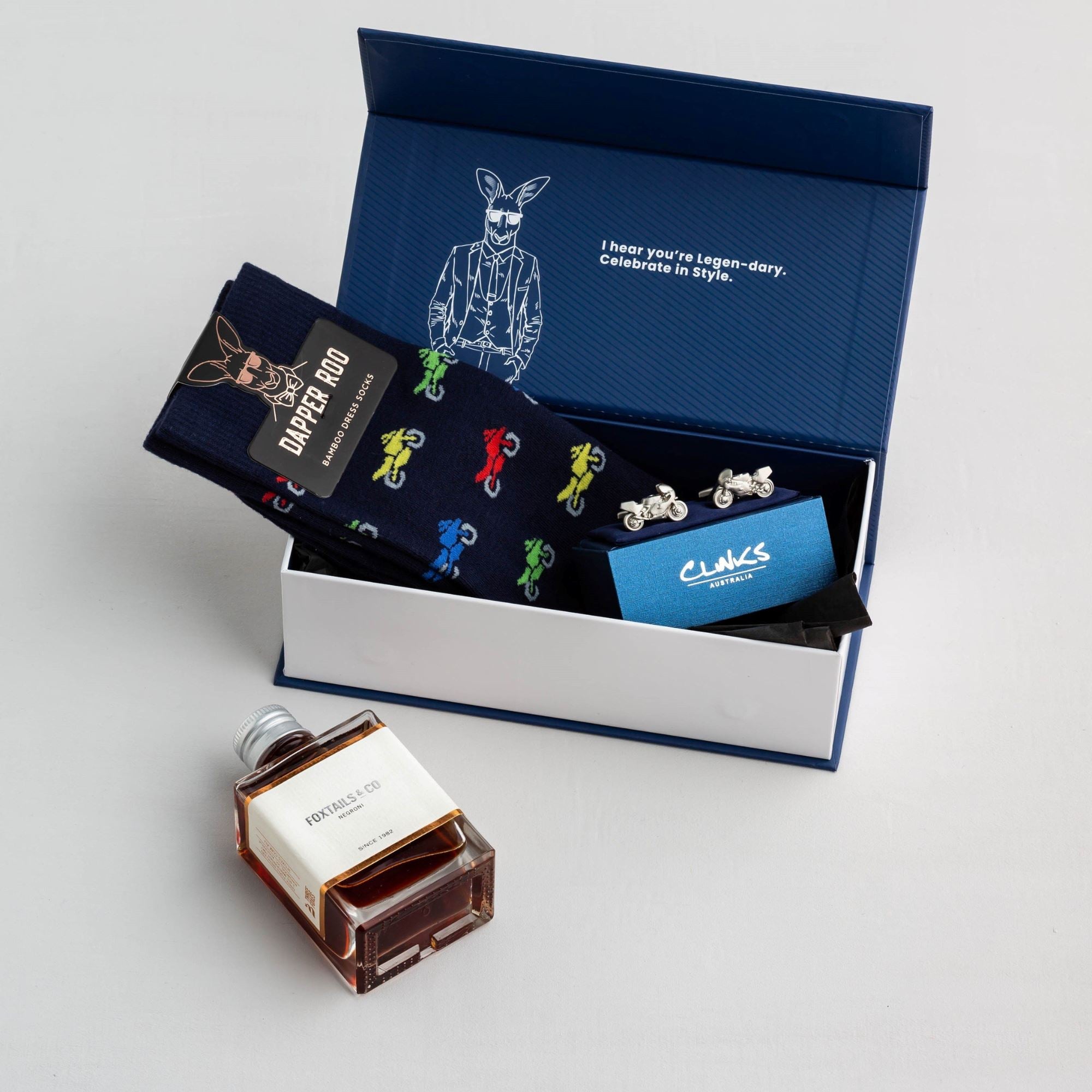 Motorcycle Cocktail Gift Set Gift Set Clinks 