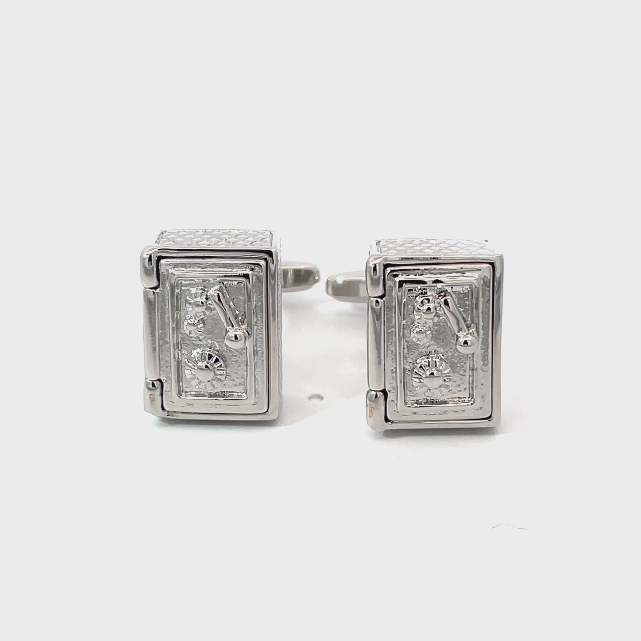 Money Vault Bank Safe Cufflinks