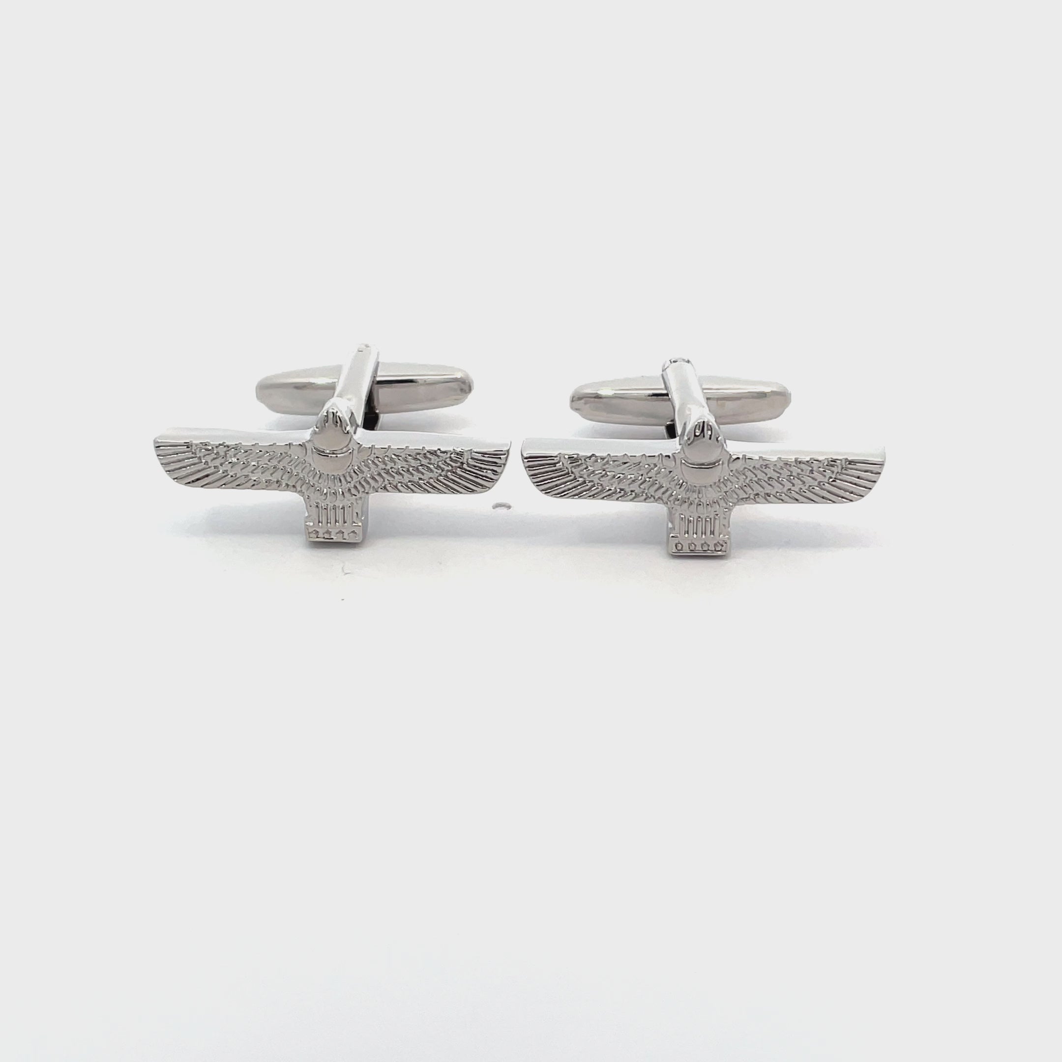 Totem Pole Bird Cufflinks
