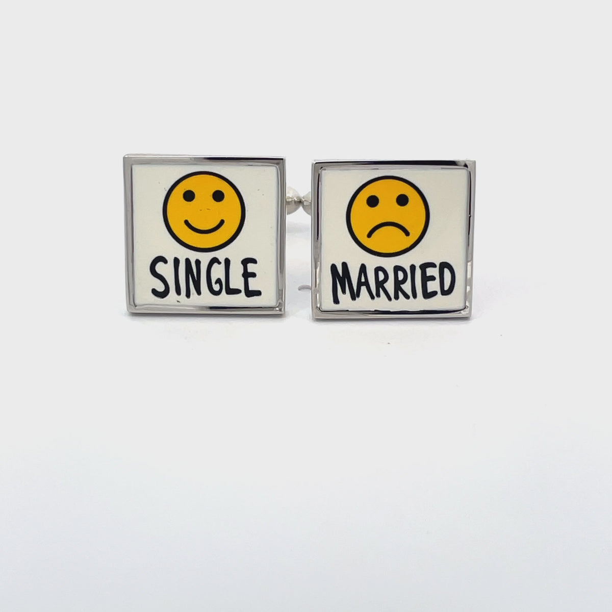 Two States of Being Wedding Cufflinks
