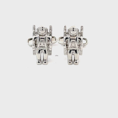 Astronaut Silver Cufflinks