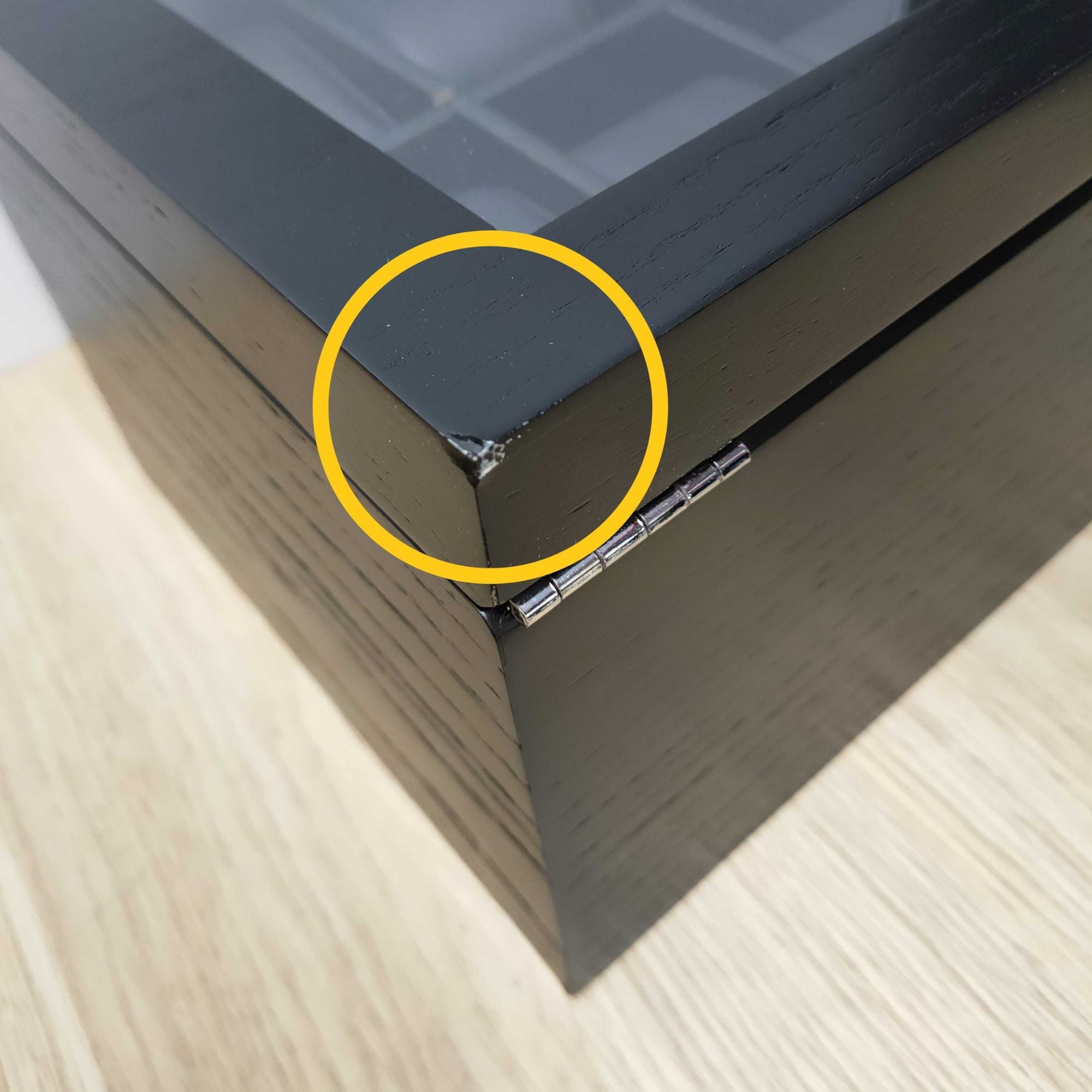 Seconds - Black Wooden Watch Box for 20 Watches Seconds Clinks 
