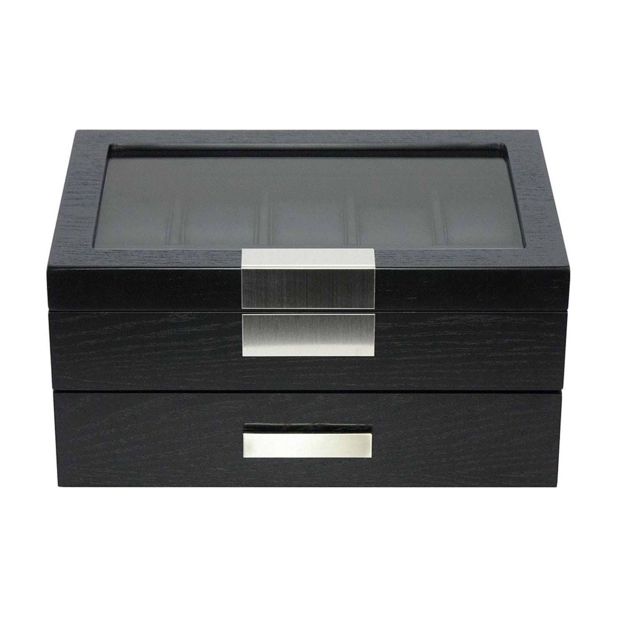 Seconds - Black Wooden Watch Box for 20 Watches Seconds Clinks 