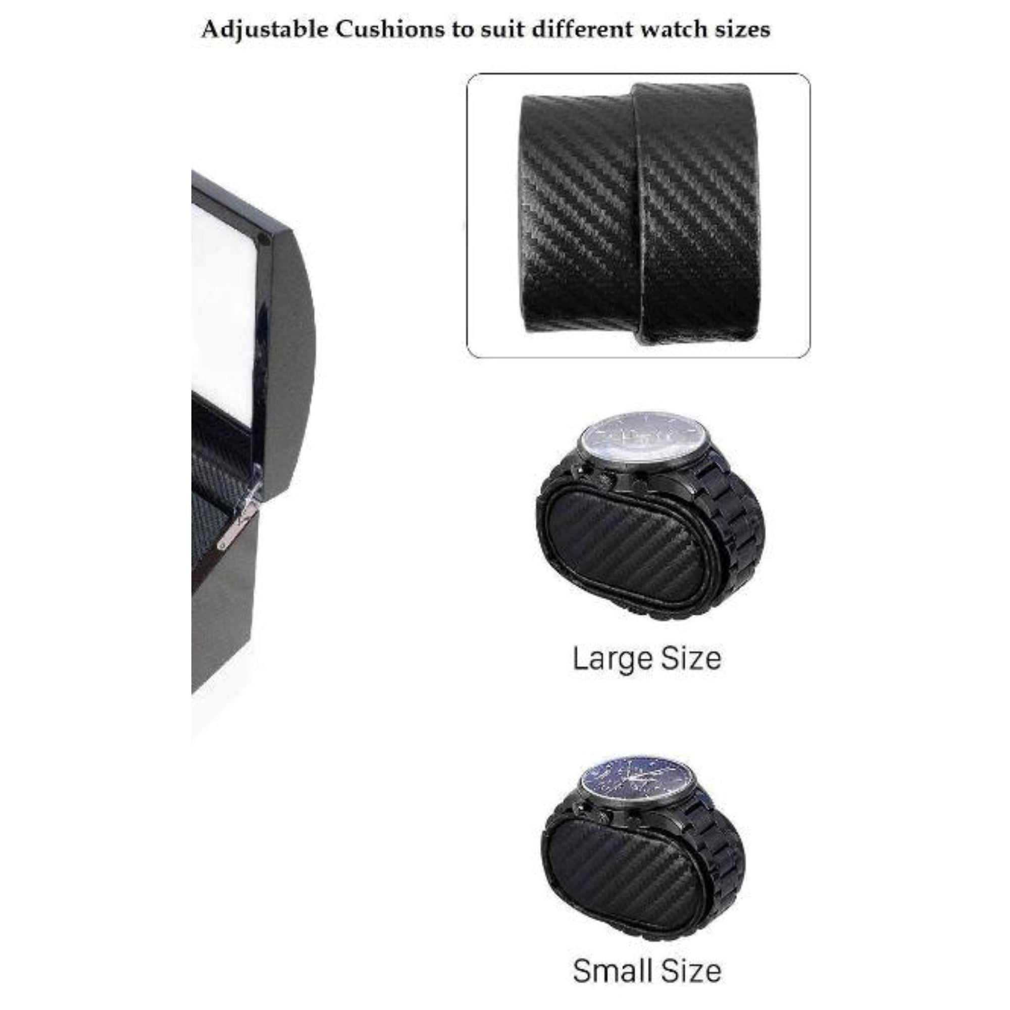 Seconds - BLAQ Watch Winder Box 4 Watches in Aluminum & Bamboo (c) Seconds Clinks 