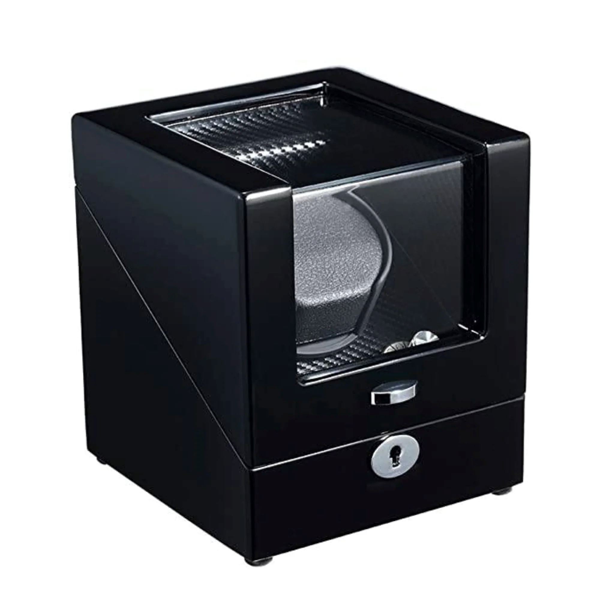 Seconds - Waratah Watch Winder Box for 1 Watch in Black (f) Seconds Clinks 