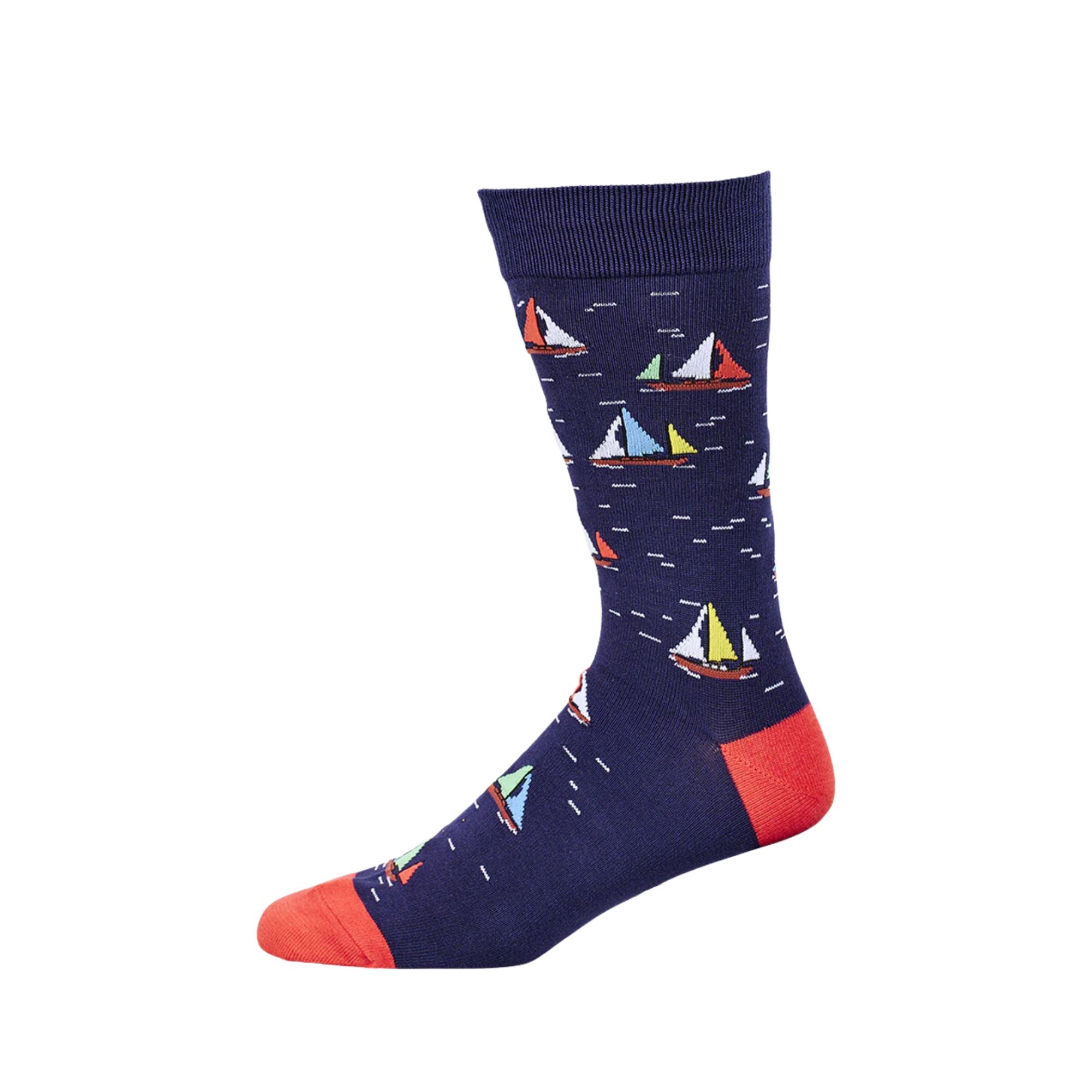 Mens Sail Away Bamboo Sock Socks Bamboozld 