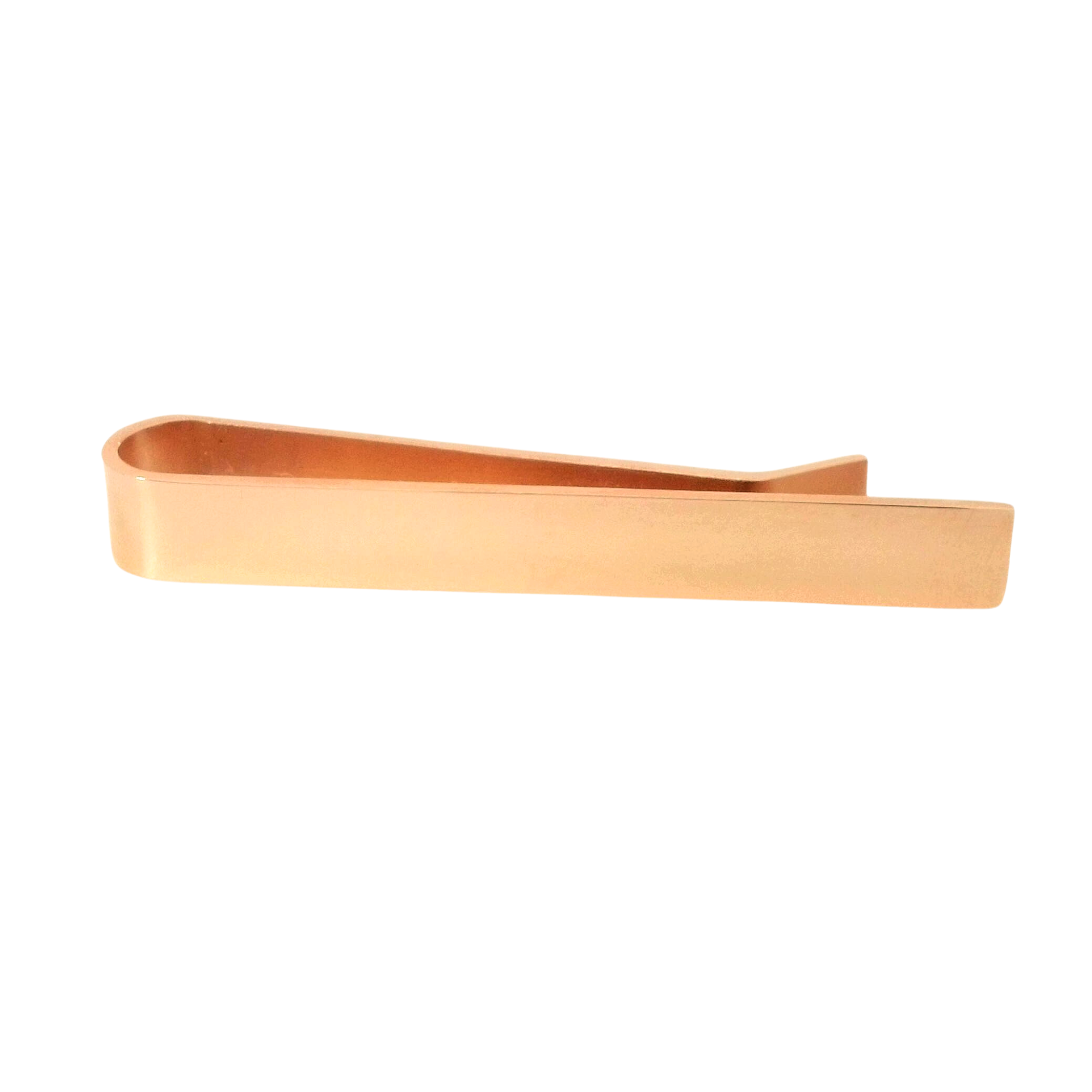 Shiny Rose Gold Tie Bar 50mm