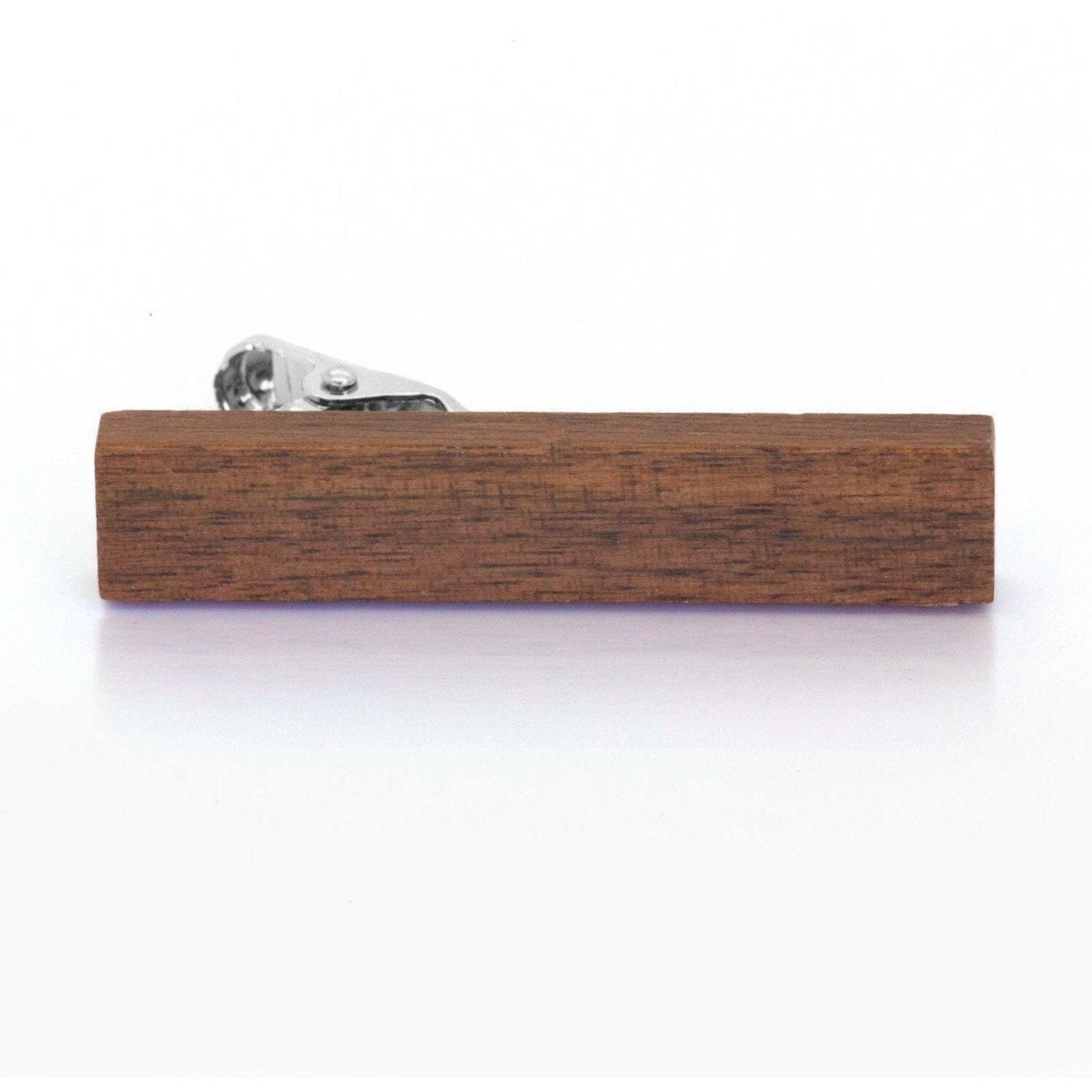 Large Dark Wood Tie Clip