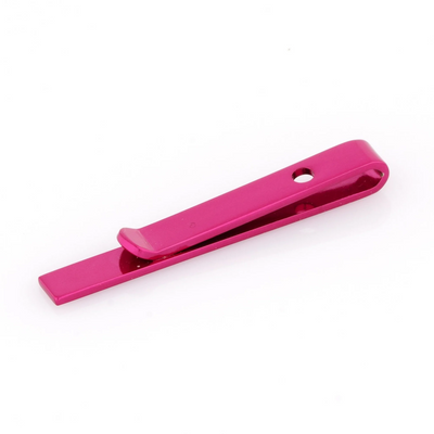 Pink Metallic Small Tie Bar