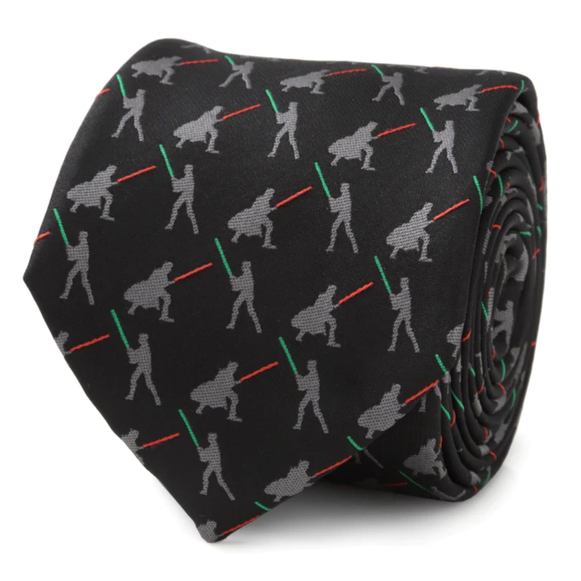 Vader v. Luke Battle Lightsaber Star Wars Black Mens Tie Ties Star Wars 