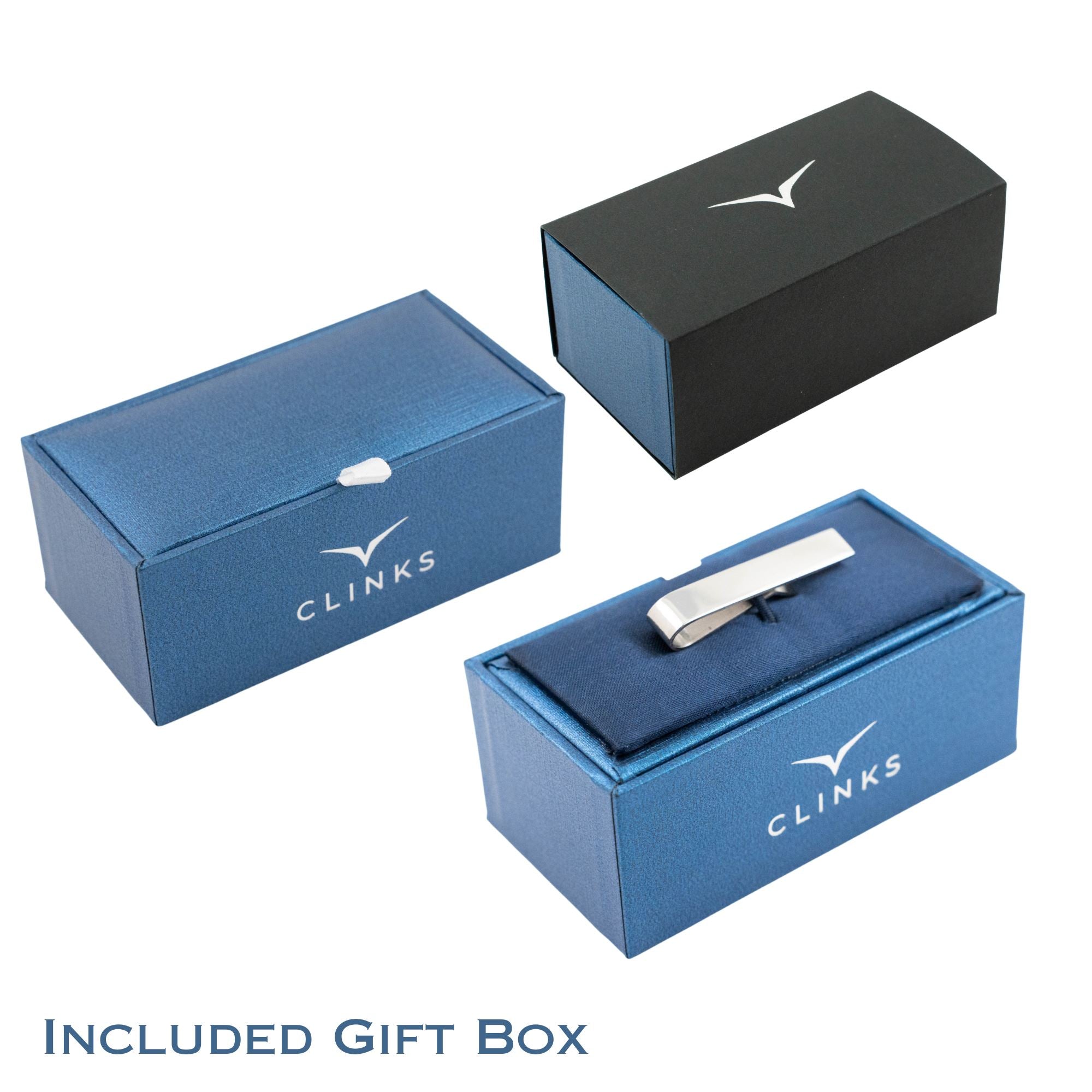 Small Brushed Rose Gold Tie Bar 40mm Tie Bars Clinks Australia 