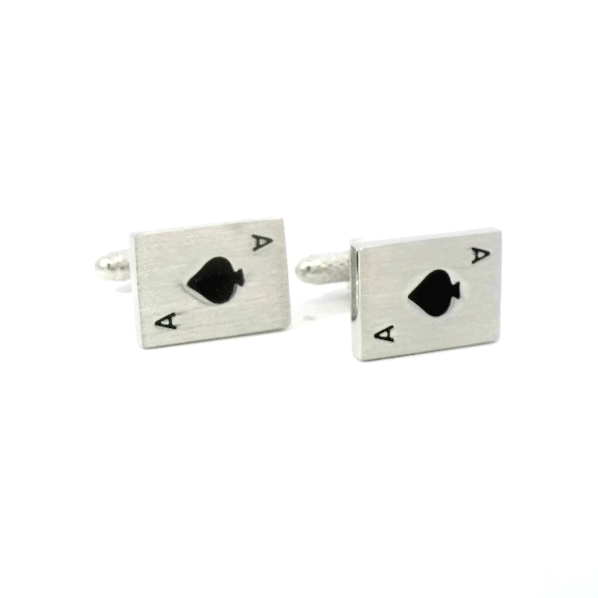 Ace of Spades Cufflinks Novelty Cufflinks Clinks Australia 