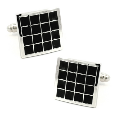 Black Squares Cufflinks