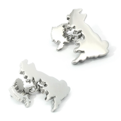 British Isles Map Cufflinks