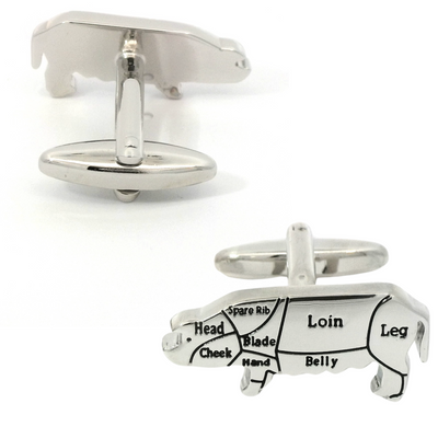 Butchers Cut (Pork) Cufflinks