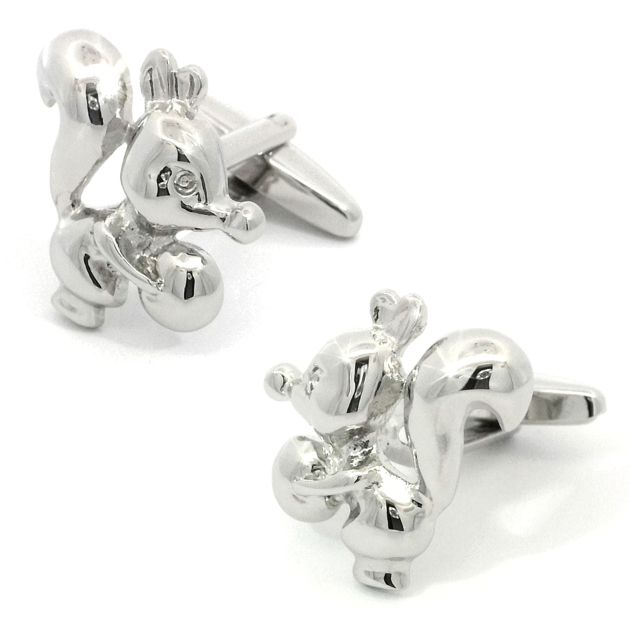 Cartoon Squirrel and Acorn Cufflinks Novelty Cufflinks Clinks Australia Cartoon Squirrel and Acorn Cufflinks 