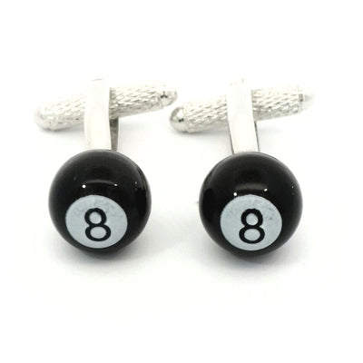 Eight Balls Pool Cufflinks