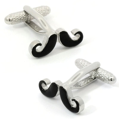 Evil Villain Moustache Cufflinks