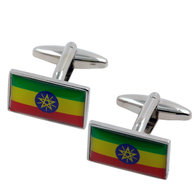 Flag of Ethiopia Cufflinks