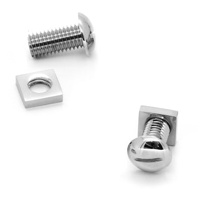 Functional Silver Nut and Bolt Cufflinks