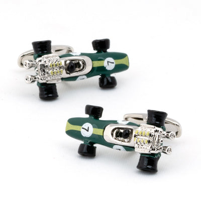 Green Lotus Racing Car Cufflinks Type 49 1967