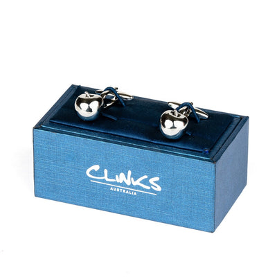 Silver Apple Cufflinks