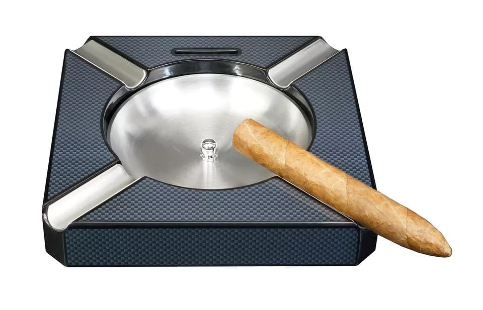 Carbon Fiber Cigar Ashtray Cigar Boxes Clinks 