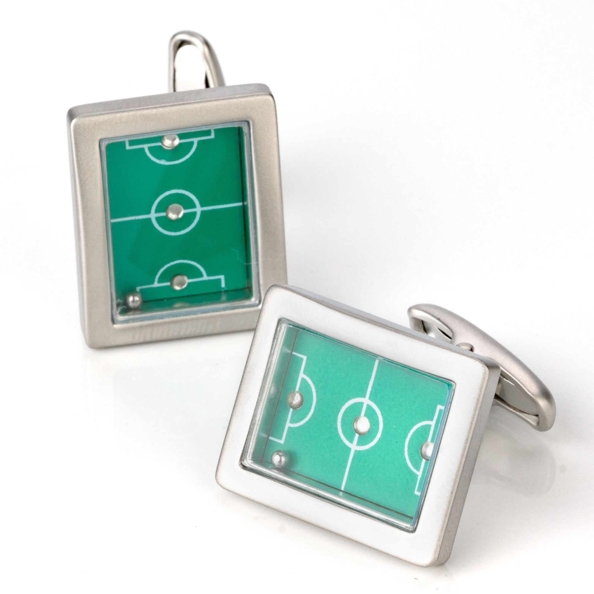 Green Soccer Field Cufflinks