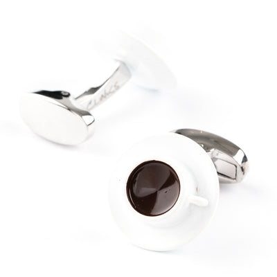 Coffee Cup and Saucer Cufflinks