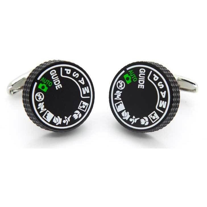 DSLR Camera Dial Cufflinks Novelty Cufflinks Clinks Australia 
