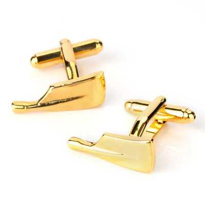 Gold Paddle Oar Cufflinks