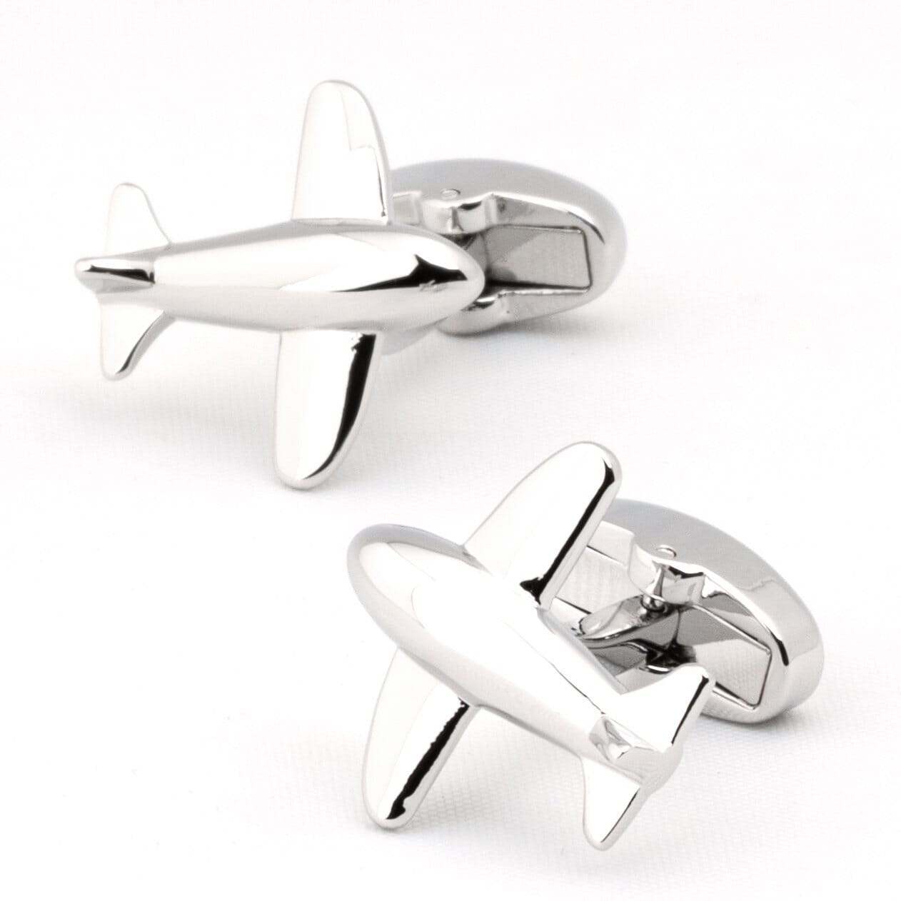 Bubble Plane Silver Cufflinks Novelty Cufflinks Clinks Australia 