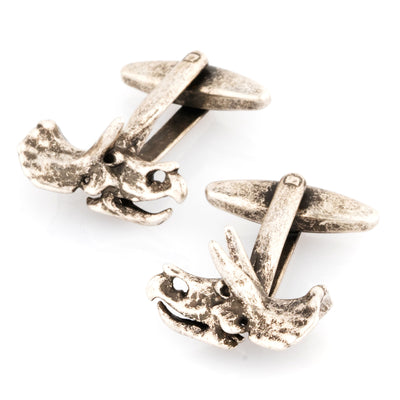 Triceratops Skull Dinosaur Cufflinks