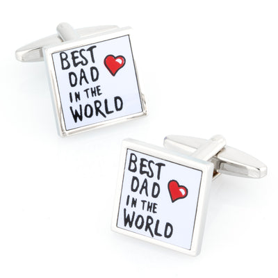 Best Dad in the World Cufflinks