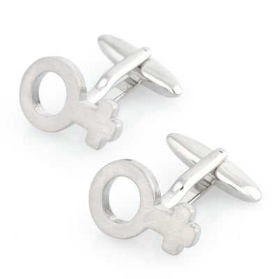 Female Gender Symbol Venus Cufflinks, Novelty Cufflinks, CL8371, Mens Cufflinks, Cufflinks, Cuffed, Clinks, Clinks Australia