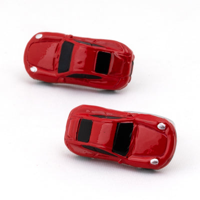 Red Porsche 911 Car Cufflinks