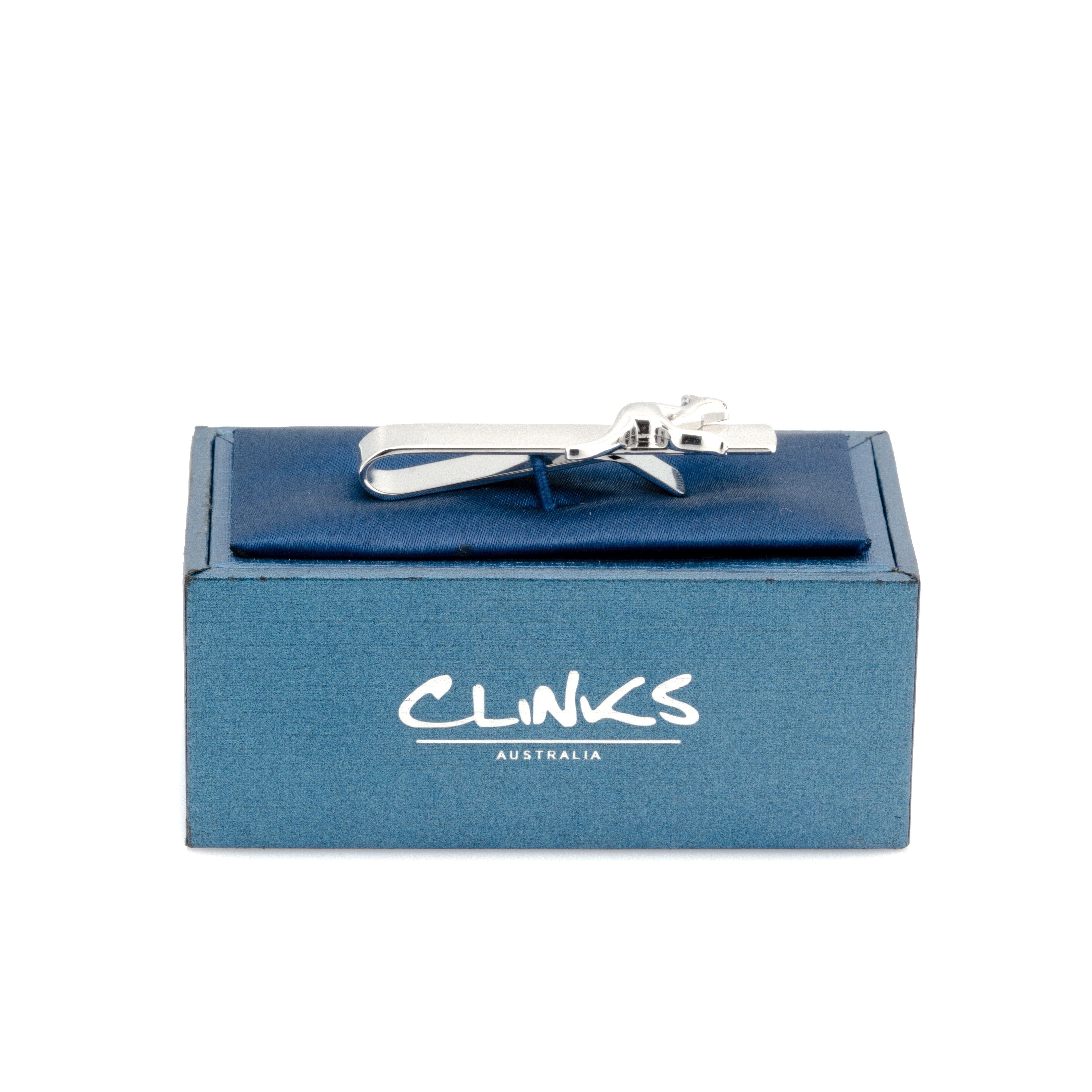 Australian Kangaroo Tie Bar Tie Clips Clinks 