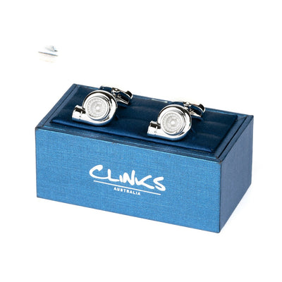 Silver Turbo Cufflinks