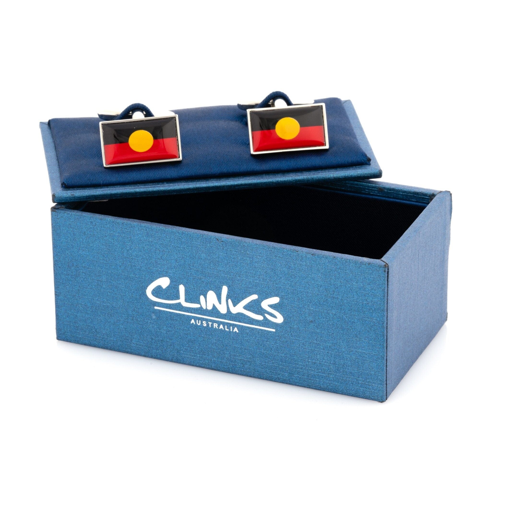 Australian Aboriginal Flag Cufflinks Novelty Cufflinks Clinks Australia 