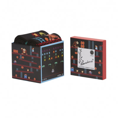 Retro Arcade 2pk Sock with Gift Box