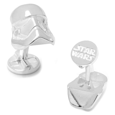 Sterling Silver 3D Stormtrooper Star Wars Cufflinks