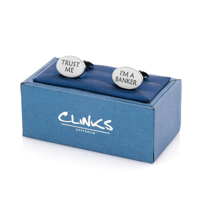 Trust Me I'm a Banker Cufflinks